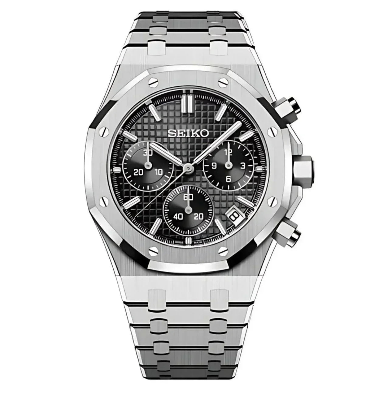 SEIKO MOD ROYAL OAK | SCHWARZER CHRONO