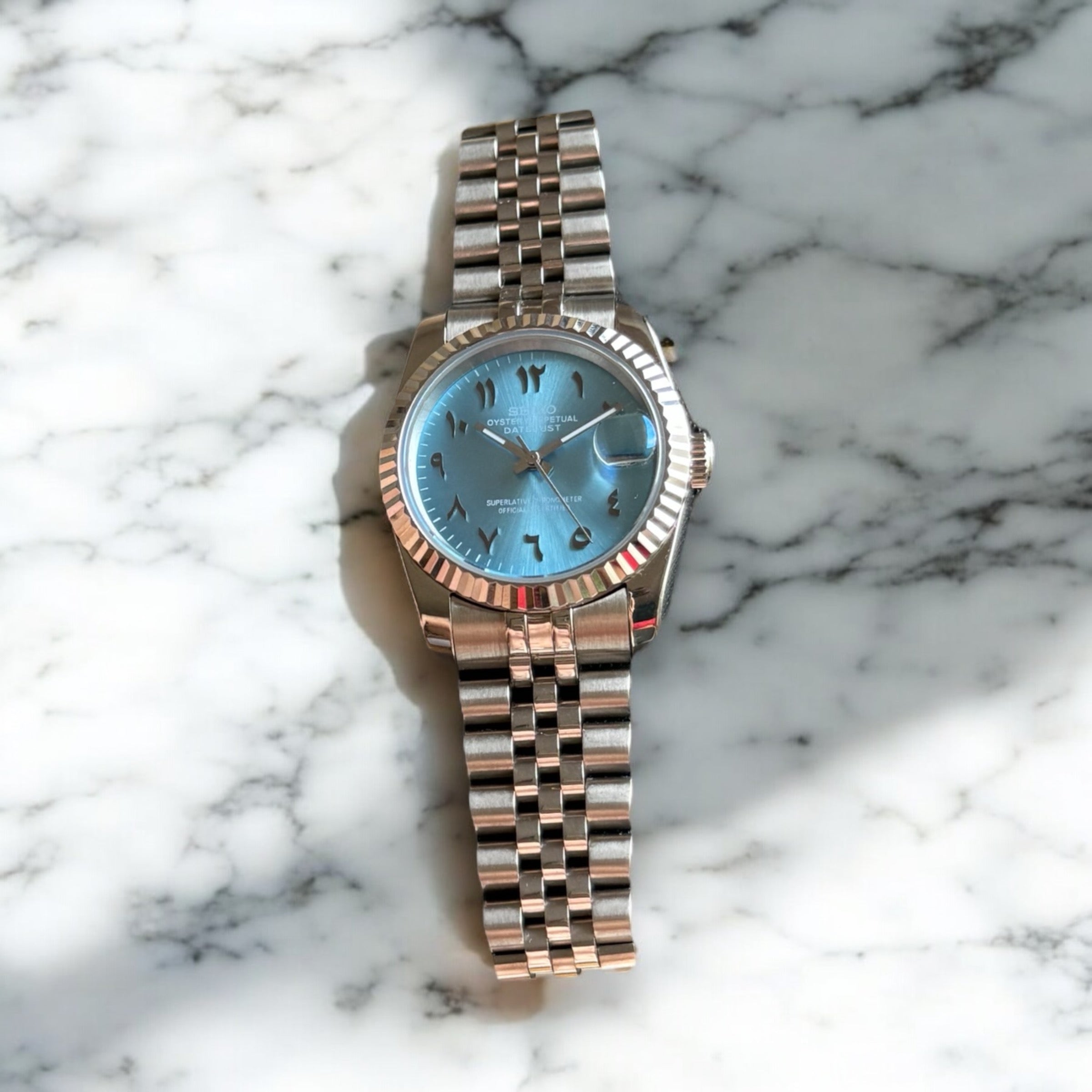 SEIKO MOD ARABISCHES ZIFFERBLATT