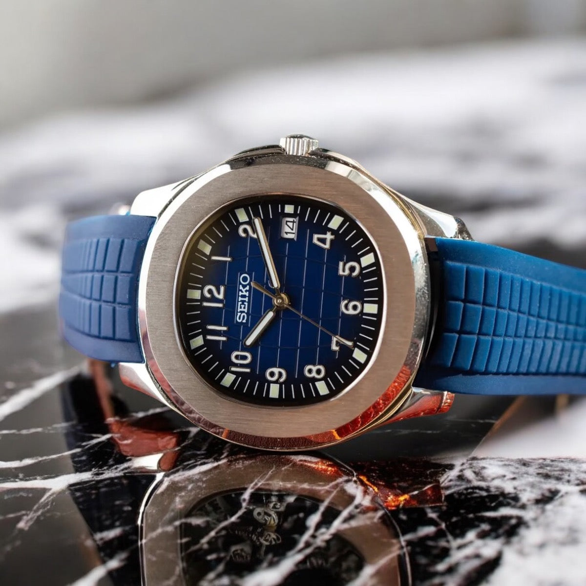 SEIKO MOD AQUANAUT | BLAU