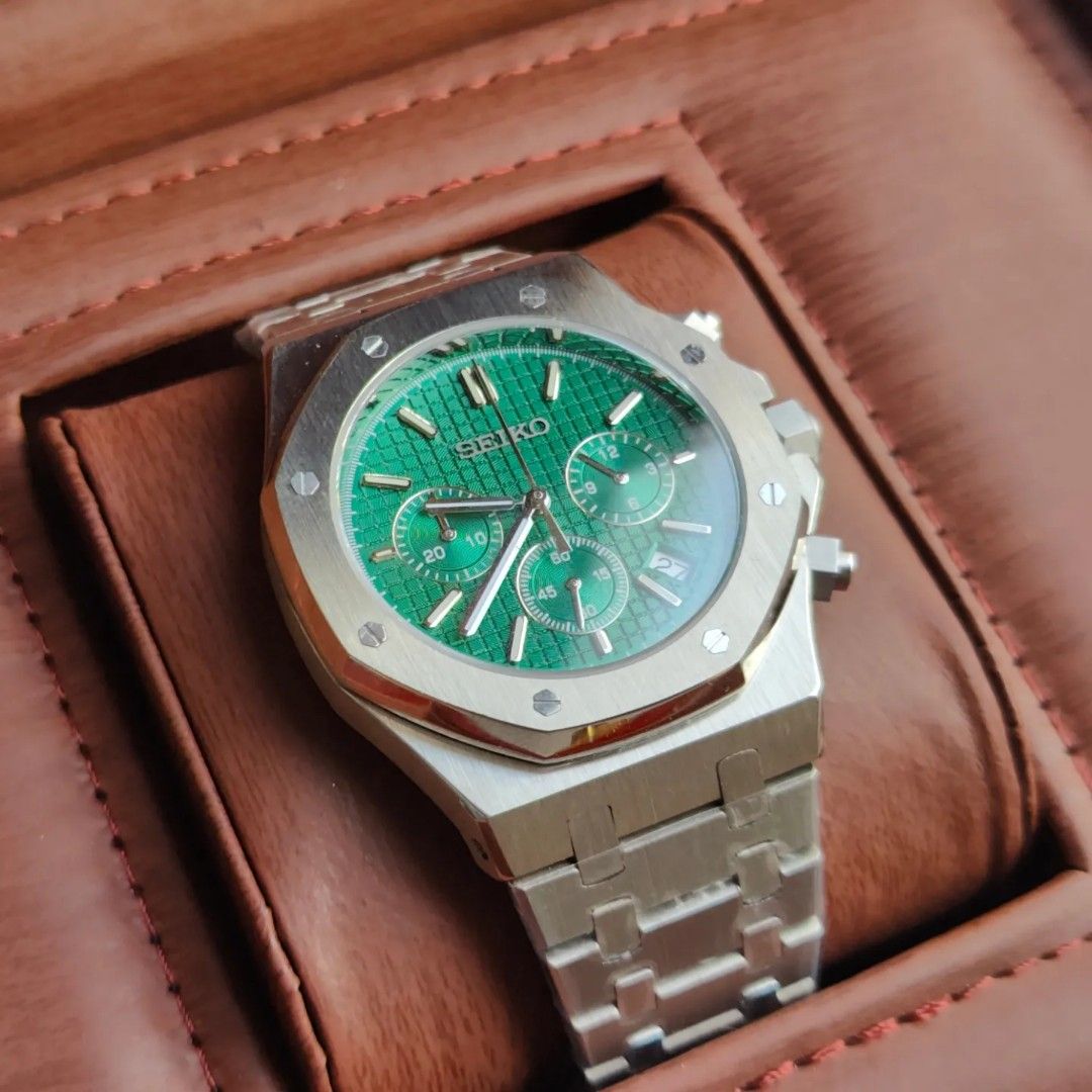 SEIKO MOD ROYAL OAK | GRÜNER CHRONO