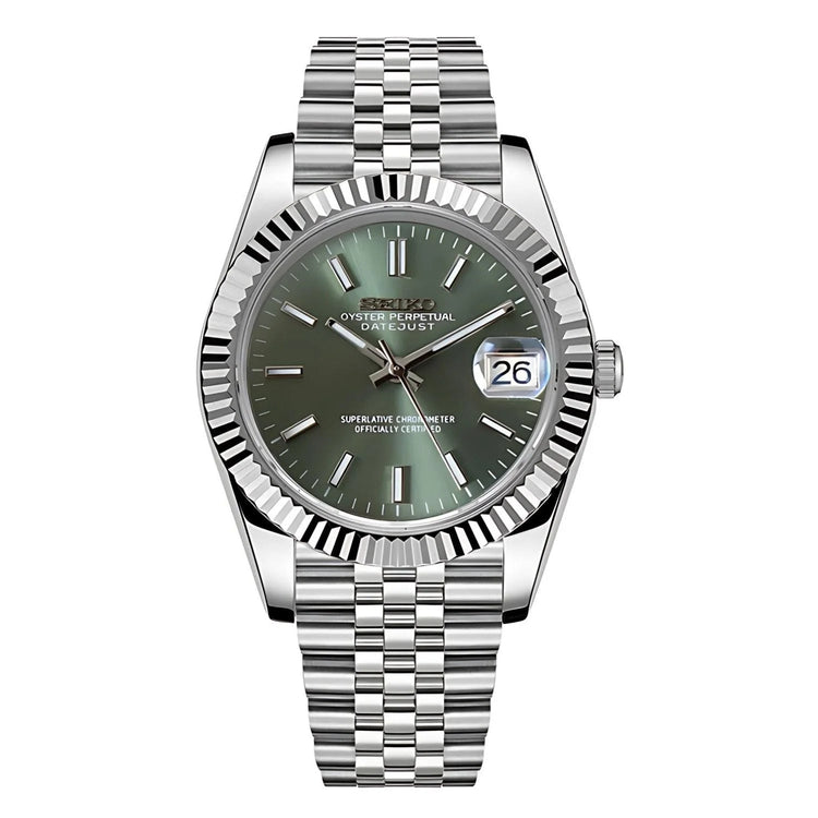 SEIKO MOD DATEJUST | GRÜN